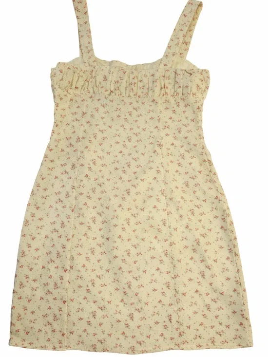 Princess Polly Cream Floral Square-Neck Mini Dress - Picture 4 of 4